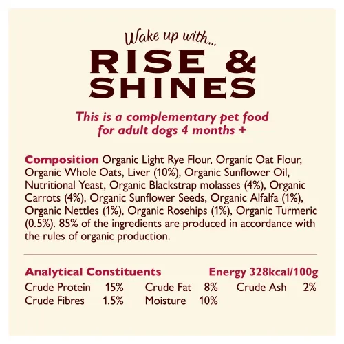 Lilys Kitchen Dog Rise & Shines Treats with Beef Liver, Fresh Carrots & Botanical Herbs Dog Lilys Kitchen Dog Rise & Shines Treats with Beef Liver, Fresh Carrots & Botanical Herbs - Image 3