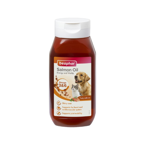 Beaphar Salmon Oil For Cats & Dogs 425ml Cat Beaphar Salmon Oil For Cats & Dogs 425ml