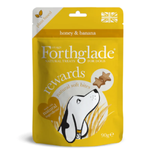 Forthglade Grain Free Soft Bite Natural Treats Rewards Honey & Banana Dog Forthglade Grain Free Soft Bite Natural Treats Rewards Honey & Banana