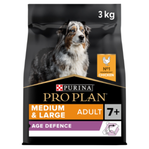 Pro Plan Dog Medium & Large Adult 7+ with Optiage Chicken Dry Food 3kg