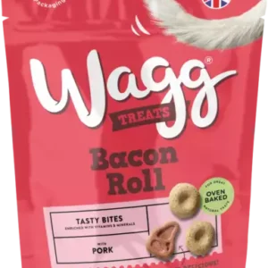 Wagg Bacon Roll Dog Treats Dog Wagg Bacon Roll Dog Treats
