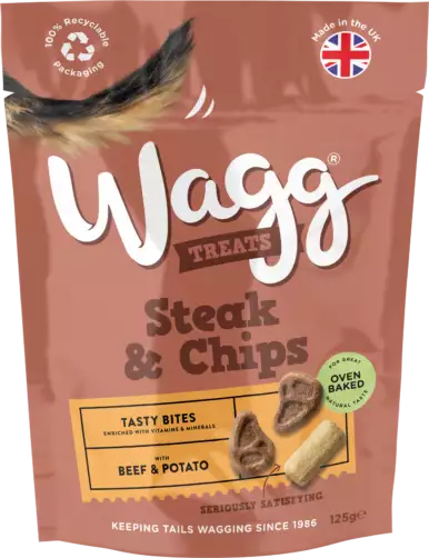 Wagg Steak & Chips Dog Treats Dog Wagg Steak & Chips Dog Treats