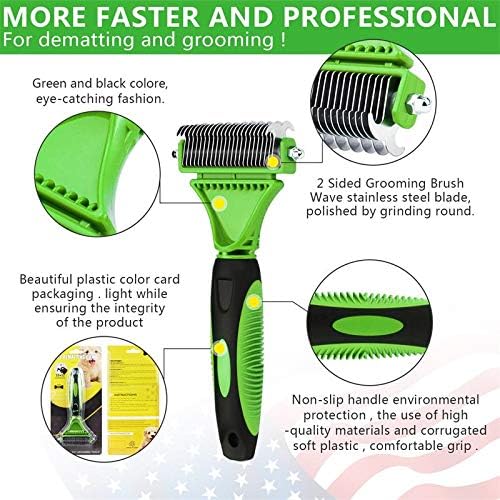 TD Dematting Pet Comb with Dual Rake Cat TD Dematting Pet Comb with Dual Rake - Image 10