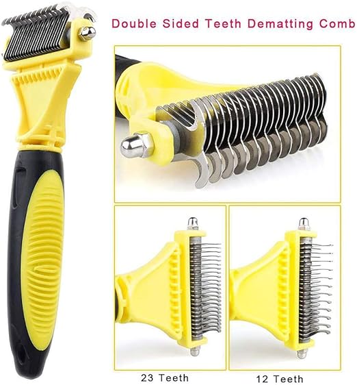 TD Dematting Pet Comb with Dual Rake Cat TD Dematting Pet Comb with Dual Rake - Image 12