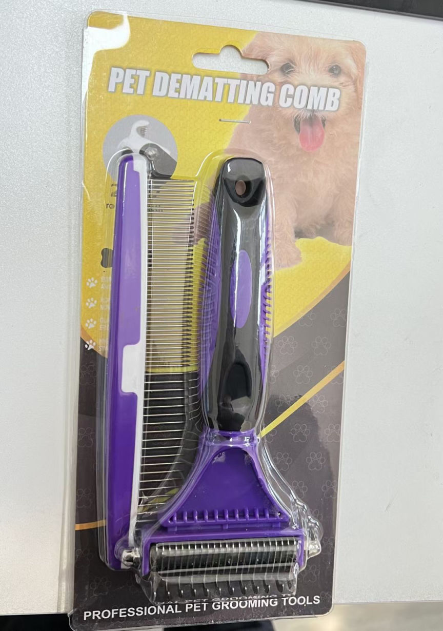 TD Dematting Pet Comb with Dual Rake Cat TD Dematting Pet Comb with Dual Rake - Image 6