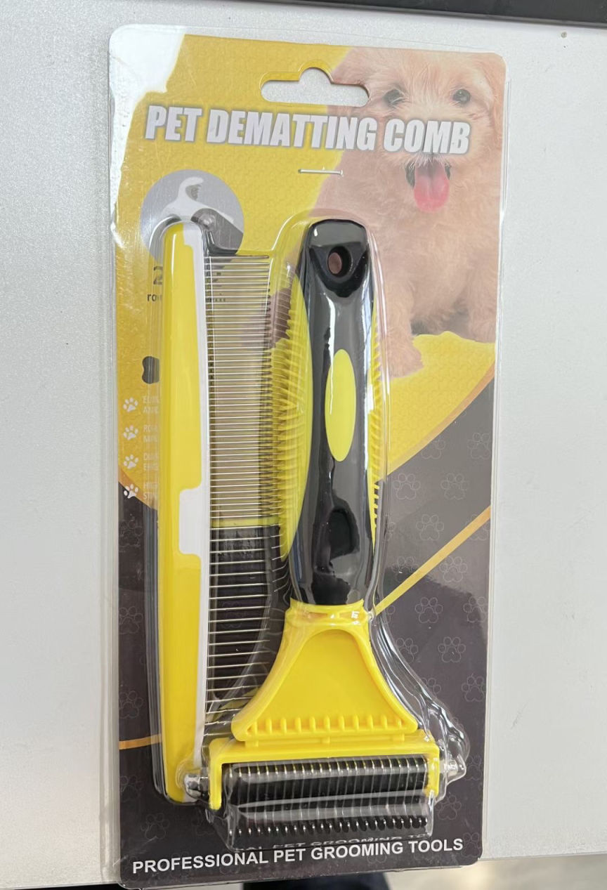 TD Dematting Pet Comb with Dual Rake Cat TD Dematting Pet Comb with Dual Rake - Image 16