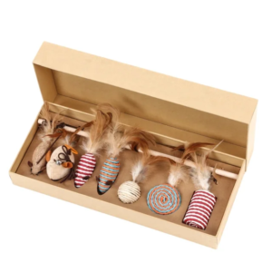 TD 7 Set Cat Mouse Feather Toys