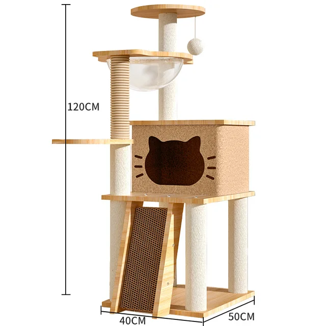 TD Cat Tree Scratching Post Cat TD Cat Tree Scratching Post - Image 9