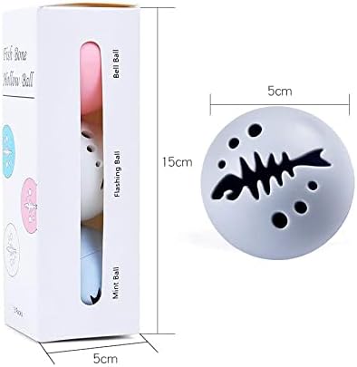 TD Interactive Catnip Flashlight Ball Toy Set Cat TD Interactive Catnip Flashlight Ball Toy Set - Image 2