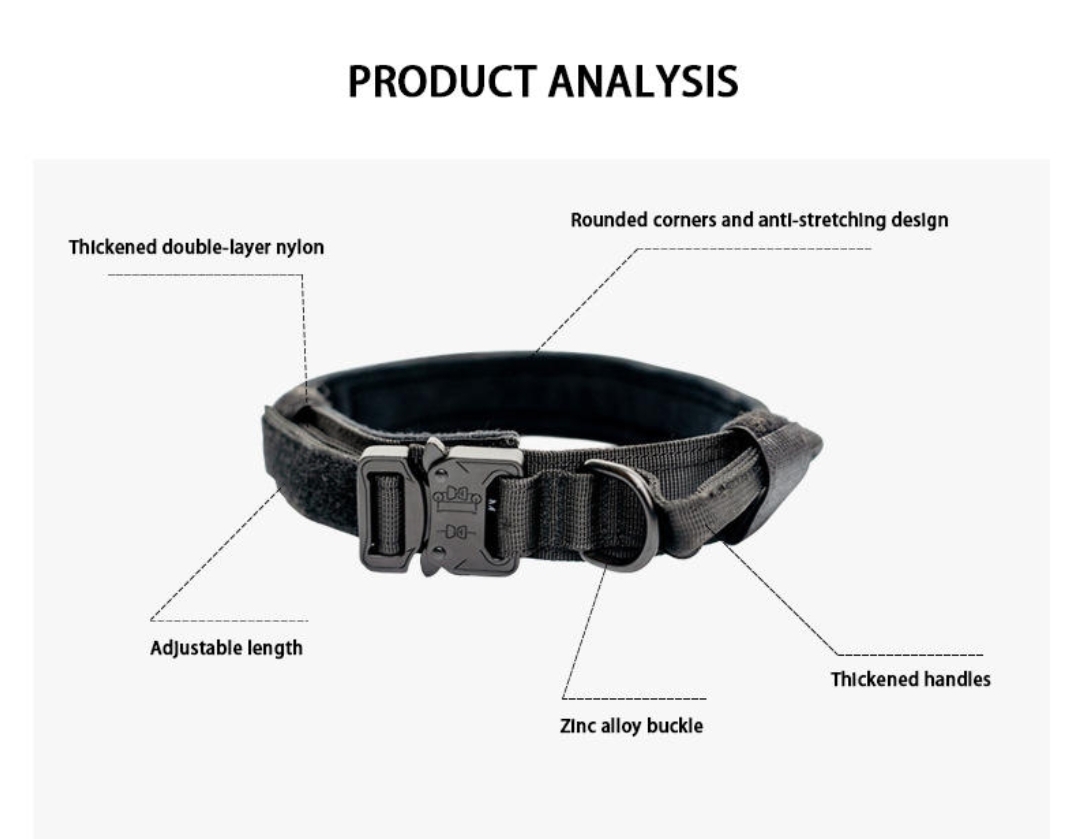 TD Tactical Military Dog Collar & Leash Dog TD Tactical Military Dog Collar & Leash - Image 19