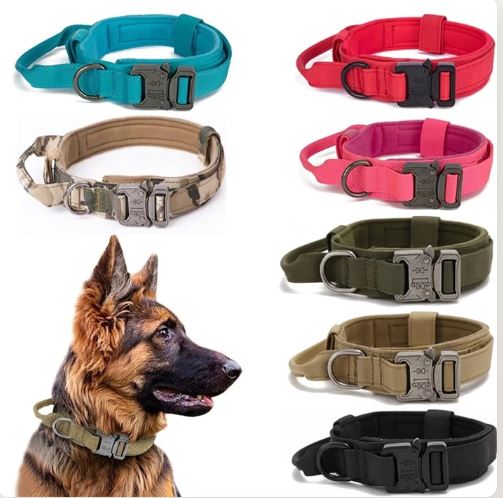 TD Tactical Military Dog Collar & Leash Dog TD Tactical Military Dog Collar & Leash