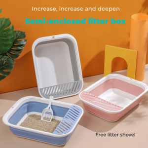 TD Foldable Semi Silicone Cat Litter Cat TD Foldable Semi Silicone Cat Litter