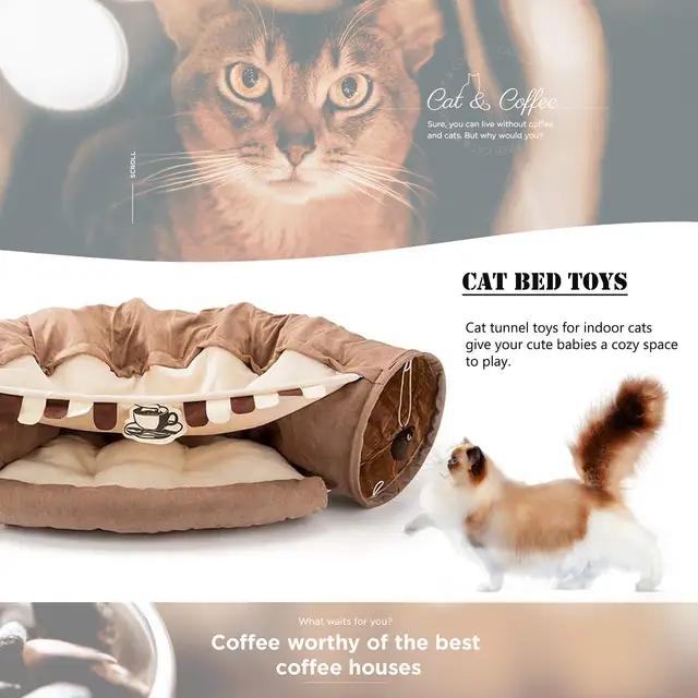 TD Collapsible Cat Ferret Hideout Bed Tunnel Bed, Crates, Home & Travel TD Collapsible Cat Ferret Hideout Bed Tunnel - Image 6