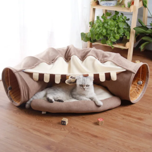TD Collapsible Cat Ferret Hideout Bed Tunnel Bed, Crates, Home & Travel TD Collapsible Cat Ferret Hideout Bed Tunnel