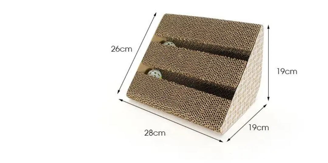 TD Cat Scratching Pad Board with Bell Cat TD Cat Scratching Pad Board with Bell - Image 3