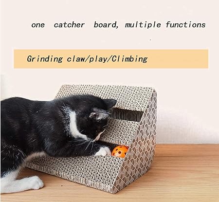TD Cat Scratching Pad Board with Bell Cat TD Cat Scratching Pad Board with Bell - Image 5