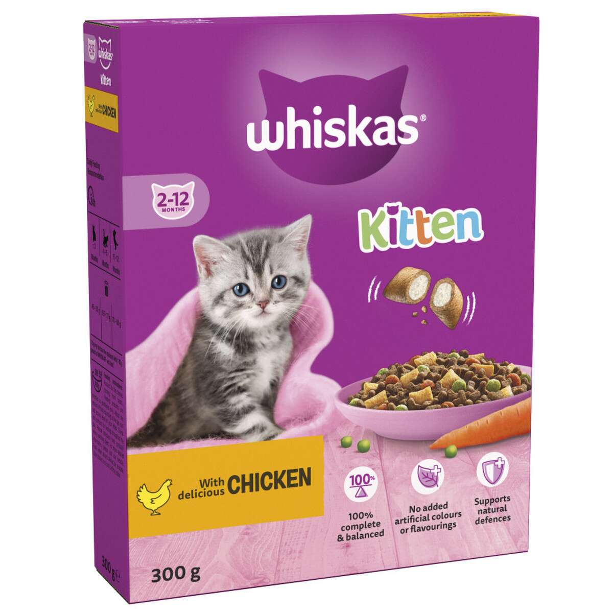 Whiskas 2-2mths Cat Complete Dry With Chicken Cat Whiskas 2-2mths Cat Complete Dry With Chicken - Image 3