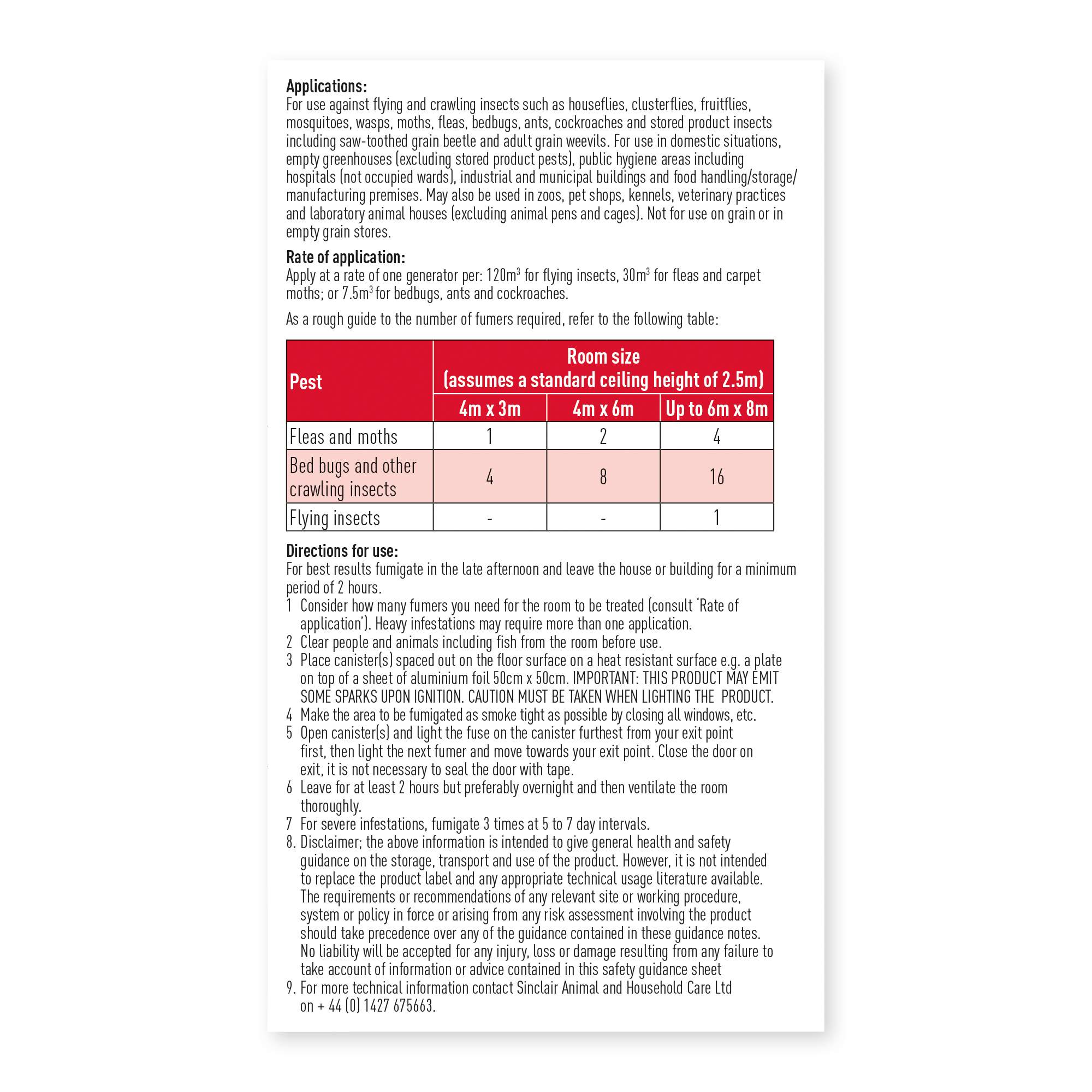 Beaphar Household Flea Fumigator 3.5g Bed, Crates, Home & Travel Beaphar Household Flea Fumigator 3.5g - Image 5