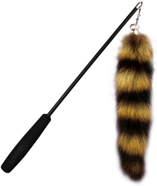 TD Cat Retractable Feather Teaser Stick Bell Catcher Fox Tail Toy Cat TD Cat Retractable Feather Teaser Stick Bell Catcher Fox Tail Toy