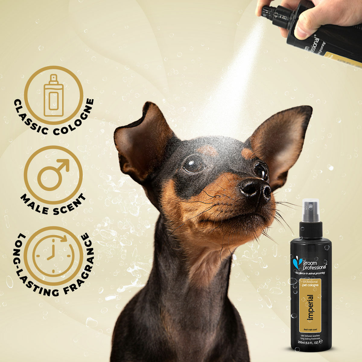 Groom Professional Imperial Cologne 200ml Dog Groom Professional Imperial Cologne 200ml - Image 3