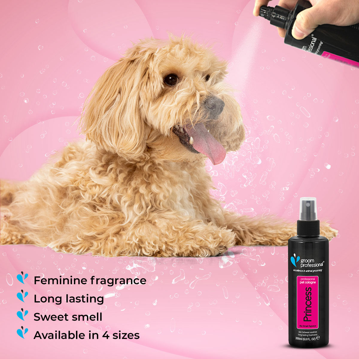 Groom Professional Princess Cologne 200ml Dog Groom Professional Princess Cologne 200ml - Image 4
