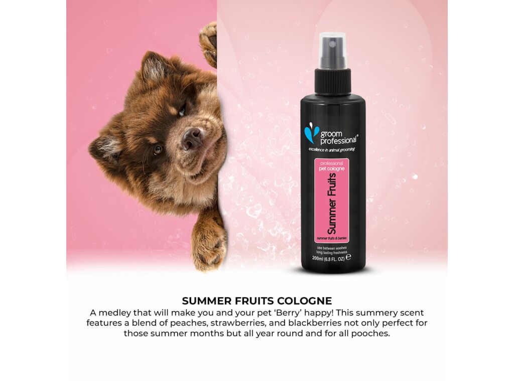 Groom Professional Summer Fruits Cologne 200ml Dog Groom Professional Summer Fruits Cologne 200ml - Image 5
