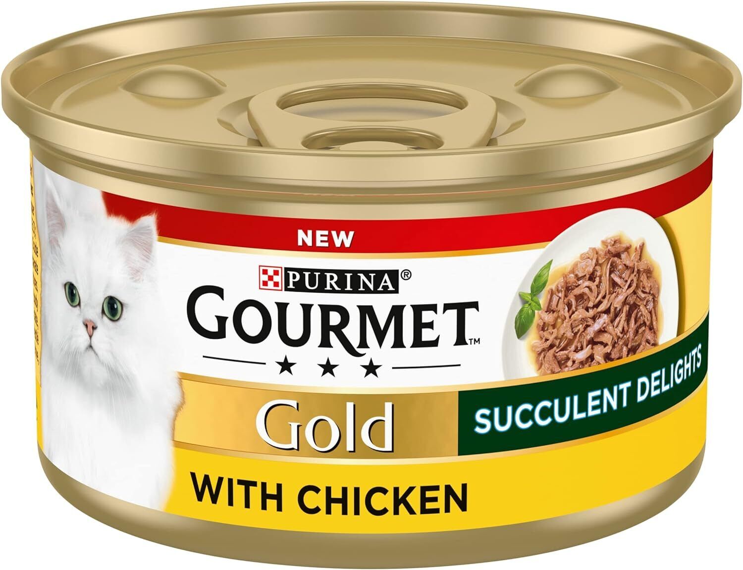 Gourmet Gold Succulent Delights Chicken Wet Cat Food 12x85g Cat Gourmet Gold Succulent Delights Chicken Wet Cat Food 12x85g