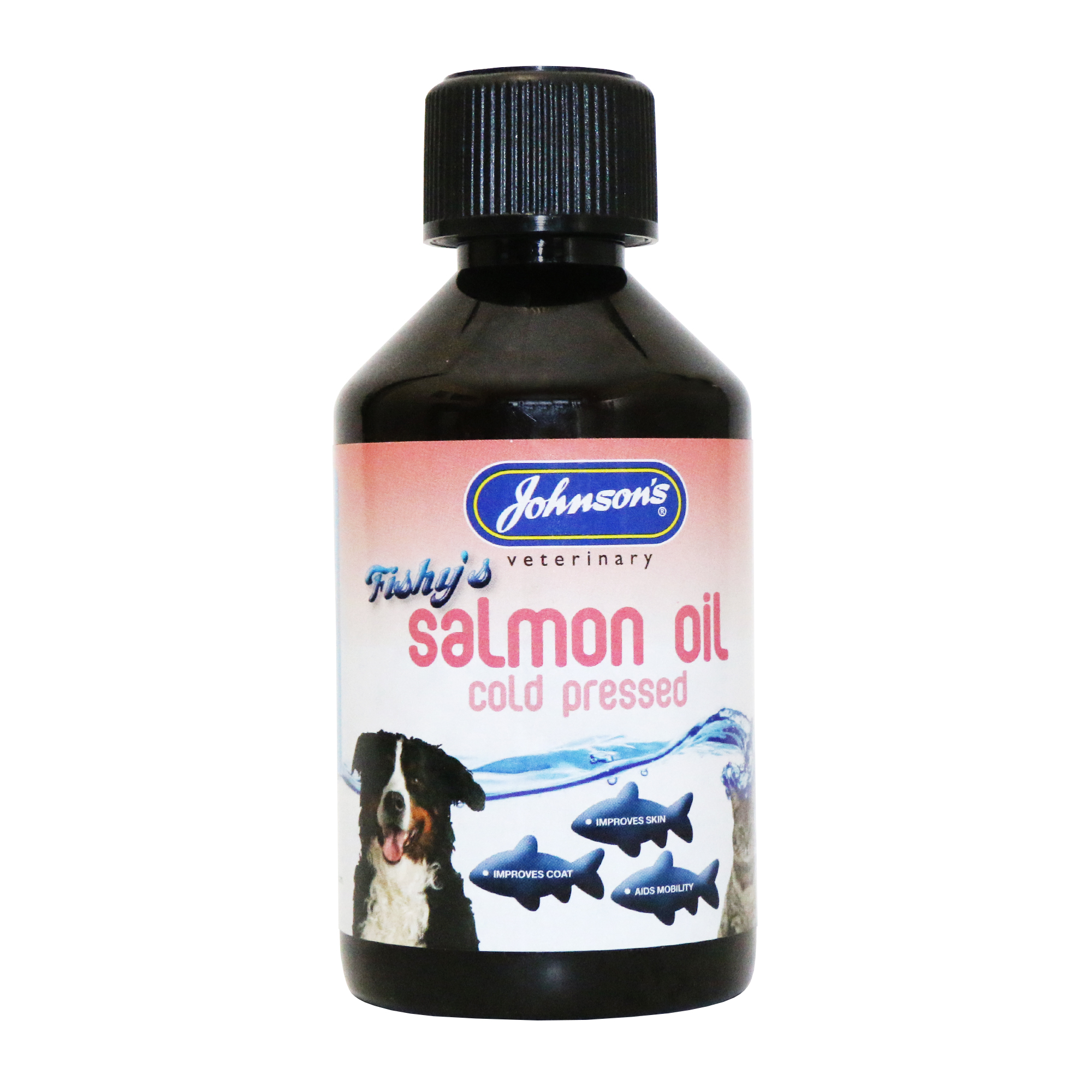 Johnson’s Fishys Salmon Oil Dog Johnson's Fishys Salmon Oil - Image 2