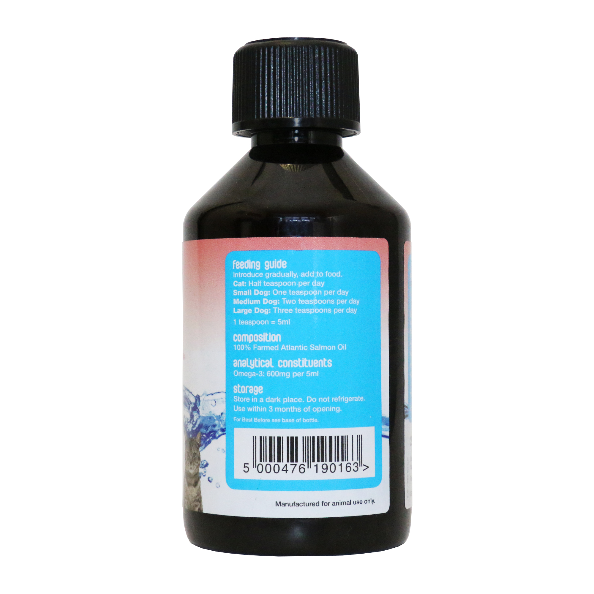 Johnson’s Fishys Salmon Oil Dog Johnson's Fishys Salmon Oil - Image 4