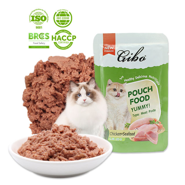 Gibo Cat Pouch Selection Mixed Wet Food 12x85g Cat Gibo Cat Pouch Selection Mixed Wet Food 12x85g - Image 5