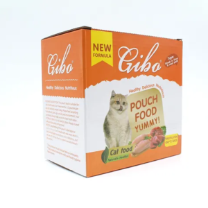 Gibo Cat Pouch Selection Mixed Wet Food 12x85g Cat Gibo Cat Pouch Selection Mixed Wet Food 12x85g