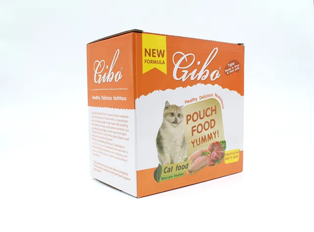 Gibo Cat Pouch Selection Mixed Wet Food 12x85g Cat Gibo Cat Pouch Selection Mixed Wet Food 12x85g