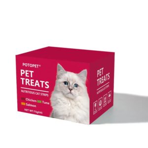 Potopet Nutritious Cat Strips Mixed Treats 45x15g Cat Potopet Nutritious Cat Strips Mixed Treats 45x15g