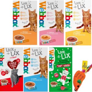 Webbox Cat Lick-e-lix Treat 5x15g Cat Webbox Cat Lick-e-lix Treat 5x15g