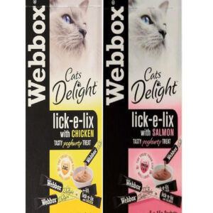 Webbox Cats Delight Lick-e-lix Treats 5x15g Cat Webbox Cats Delight Lick-e-lix Treats 5x15g