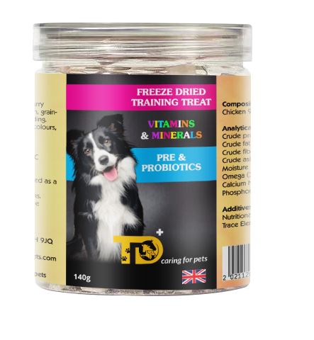 TD Organic Freeze Dried Dog Training Treat Dog TD Organic Freeze Dried Dog Training Treat