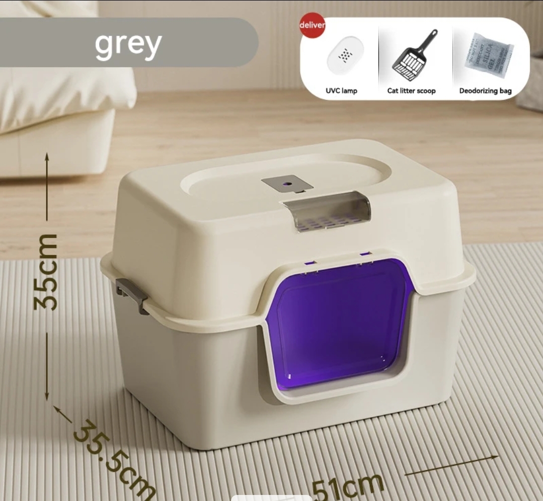 TD UV Cat Litter Box in Two Forms Cat TD UV Cat Litter Box in Two Forms - Image 7