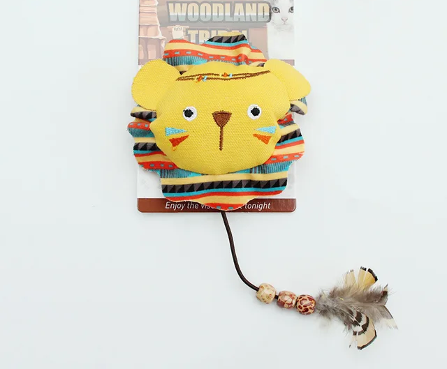 TD Cat Plush Animal Shaped Pet Toy Cat TD Cat Plush Animal Shaped Pet Toy - Image 6