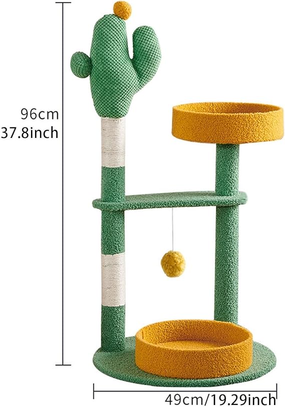 TD Cactus Cat Tree Green Cat TD Cactus Cat Tree Green - Image 5