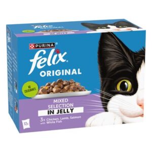 Felix Original Mixed Selection in Jelly 12x85g Cat Felix Original Mixed Selection in Jelly 12x85g