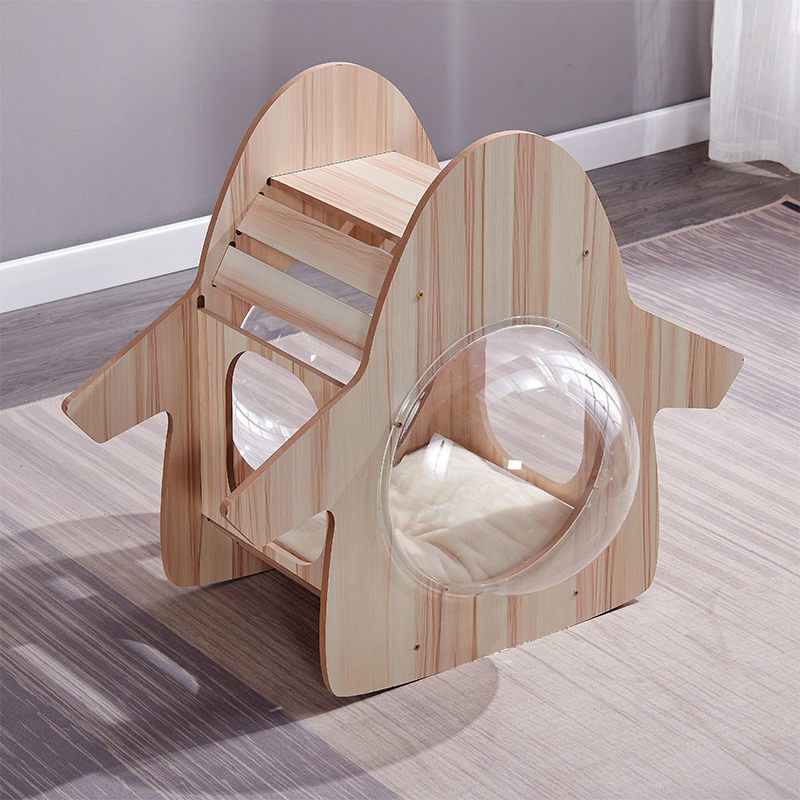 TD Transparent Space Capsule Cat House Bed Bed, Crates, Home & Travel TD Transparent Space Capsule Cat House Bed - Image 6