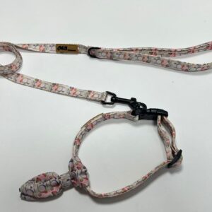 MJ Soft Premium Neoprene Necktie Adjustable Collar&Leash Set 1.5cm