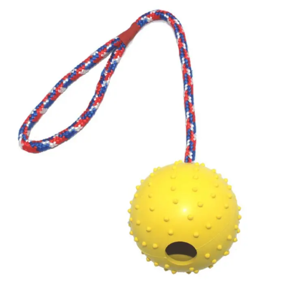 Bite Resistant Interactive Reward Fetch Ball Toy Dog Bite Resistant Interactive Reward Fetch Ball Toy - Image 2