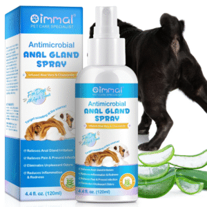 Oimmal Antimicrobial Anal Gland Dog Treatment Spray 4.4 fl oz/120ml