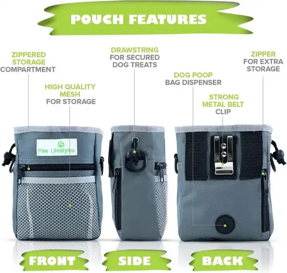 Dog Walking Bag Training Snack Treat Pouch Poop Bag Dispenser Backpack, Bag, Home and Travel Dog Walking Bag Training Snack Treat Pouch Poop Bag Dispenser - Image 10