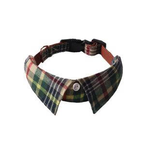 Dog Checked Necktie Kerchief Collar 1.5×24-35cm Apparel, Leash Collar, Harness & BackPack Dog Checked Necktie Kerchief Collar 1.5x24-35cm - Image 4
