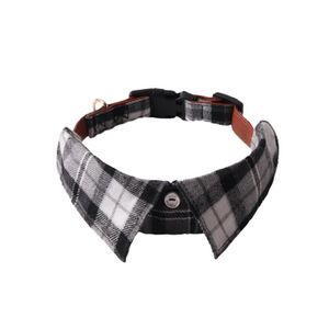 Dog Checked Necktie Kerchief Collar 1.5×24-35cm Apparel, Leash Collar, Harness & BackPack Dog Checked Necktie Kerchief Collar 1.5x24-35cm - Image 5