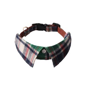 Dog Checked Necktie Kerchief Collar 1.5×24-35cm Apparel, Leash Collar, Harness & BackPack Dog Checked Necktie Kerchief Collar 1.5x24-35cm - Image 6