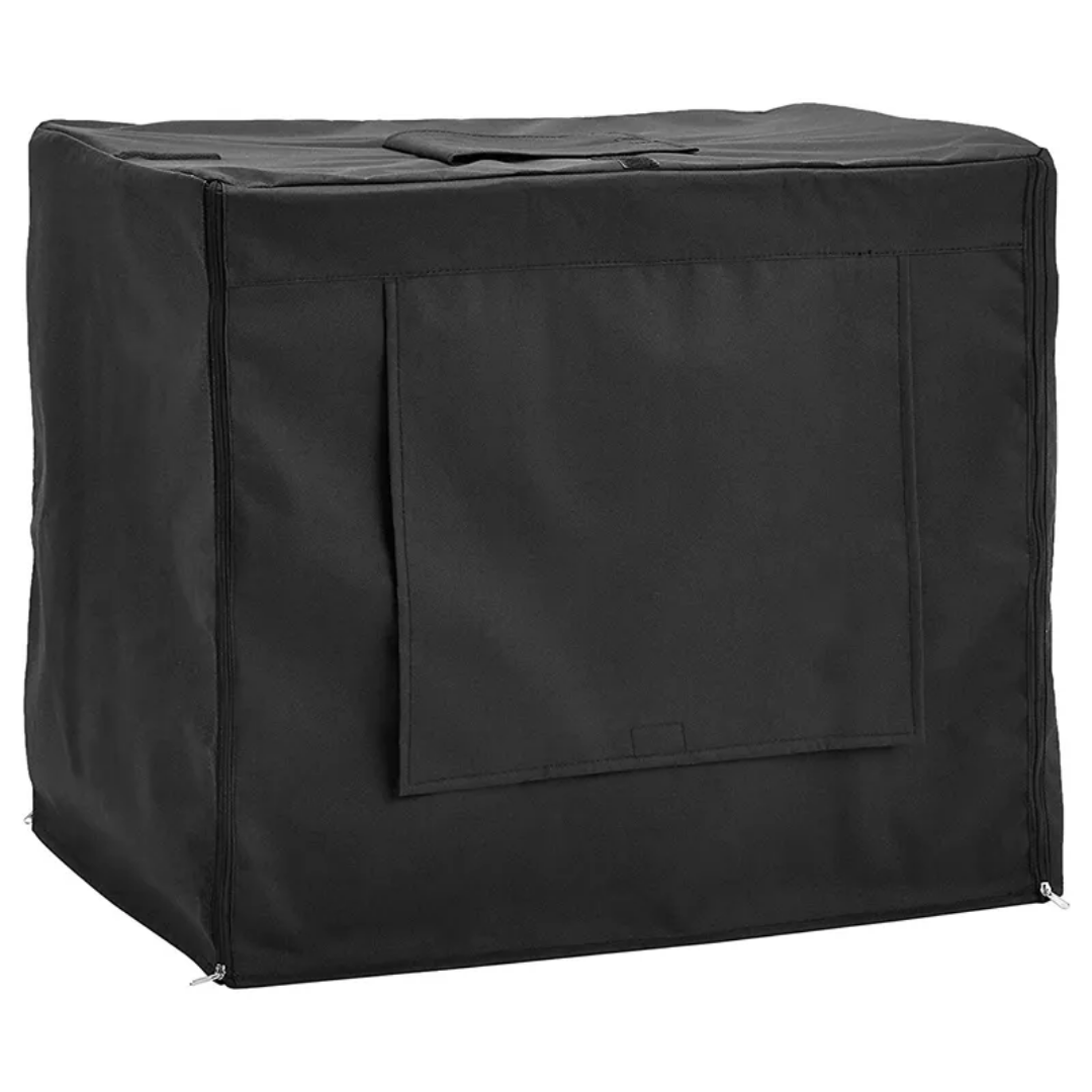TD Dog Crate Cover for 30″ Foldable Metal Cage Black Inbox Dog TD Dog Crate Cover for 30" Foldable Metal Cage Black Inbox - Image 4