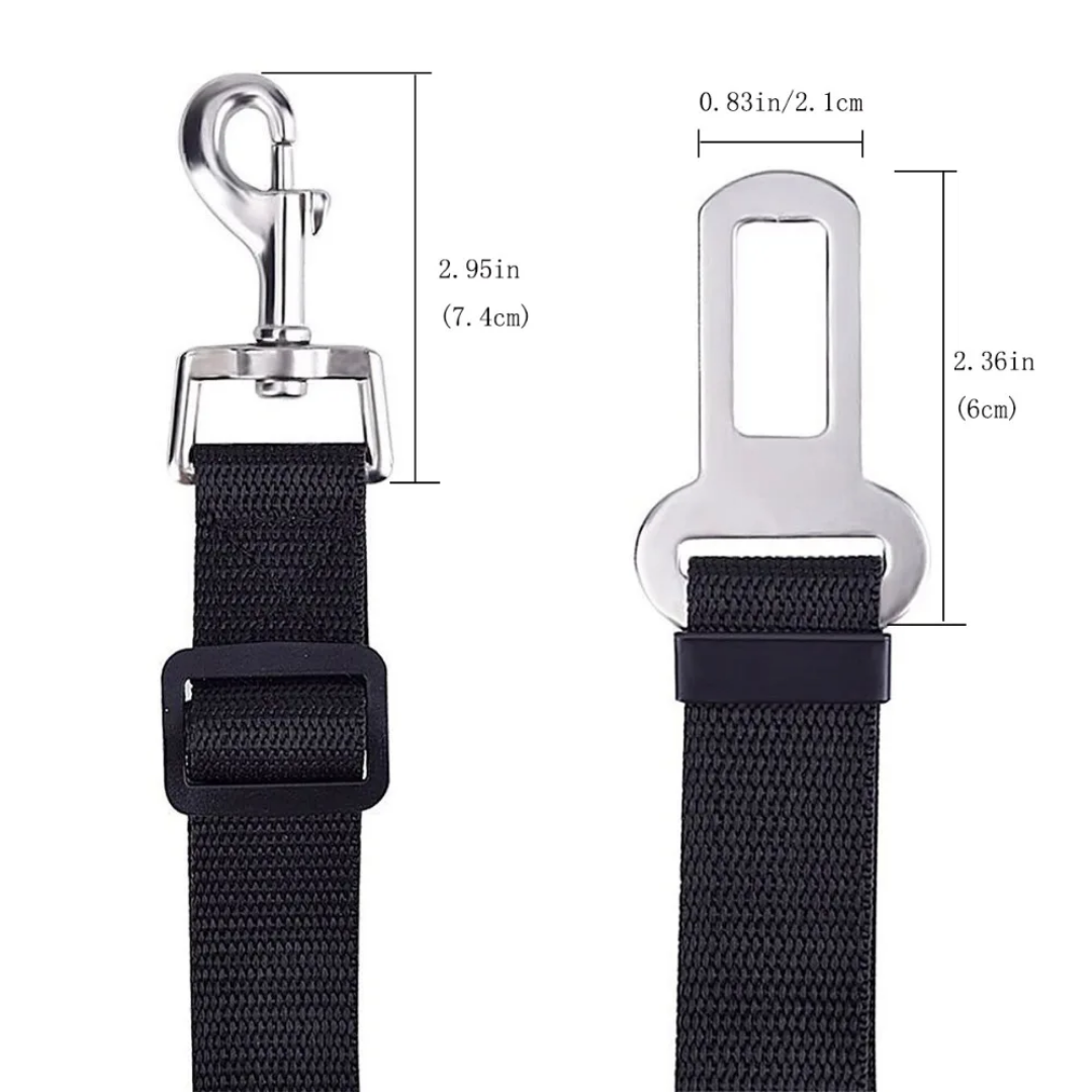 Dog Adjustable Car Seat Belt Leash Safety Clip 2.5x70cm Dog Dog Adjustable Car Seat Belt Leash Safety Clip 2.5x70cm - Image 13